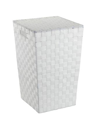WENKO Cubo Para La Ropa Sucia Adria Square Blanco Wenko
