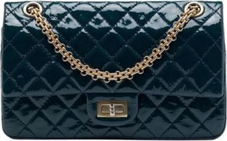 Chanel Pre-owned Reissue Flap Bag - Dames - Vintage Schoudertas - Blauw - ONE Size - Leer - Vintage