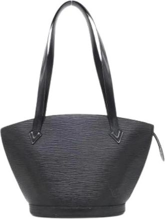 Louis Vuitton Pre-owned Shoulder Bags, female, Black, Size: ONE SIZE Pre-owned Epi Saint Jacques Shoulder Bag