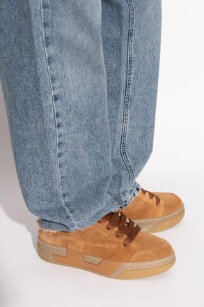 Diesel Suede Shoes S-D-OLLIE, Mens, Brown