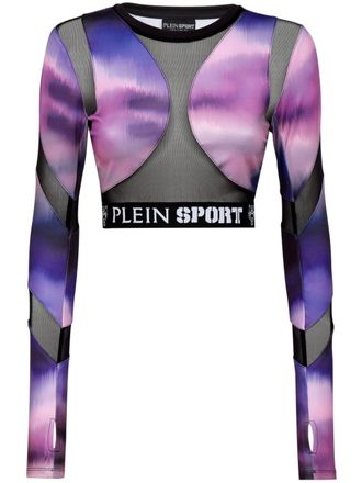 Plein Sport Top met print - Paars