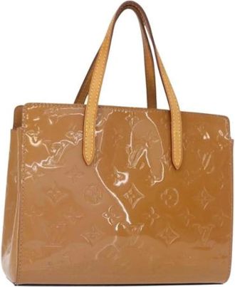 Louis Vuitton Pre-owned Vintage Handtas - Dames - Vintage Handtas - Bruin - ONE Size - Leer - Vintage