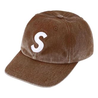 SUPREME SS26 Pigment Coated S Logo 6-Panel Brown SUP-SS26-1019-BRN