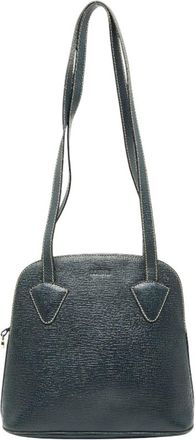 Loewe Blue Leather Handbag Tote Bag (Pre-Owned)