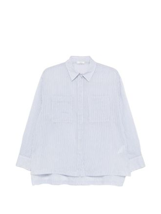 PESERICO Light Blue Striped Shirt