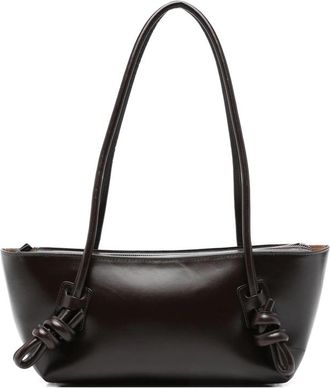 Hereu Fleca Knot-detail Leather Shoulder Bag