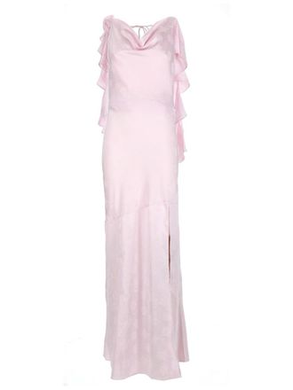 Rotate Cascading Waterfall Dress - Pink