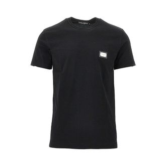 Dolce & Gabbana Logo plate T-shirt Man 46