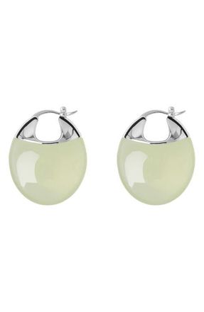 LI&Eacute; STUDIO The Erin Earrings in Green Serpentine at Nordstrom