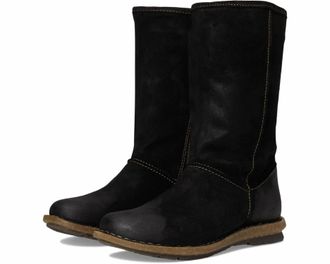 Born Womens Salee Mid-Height Boot In Black Distressed