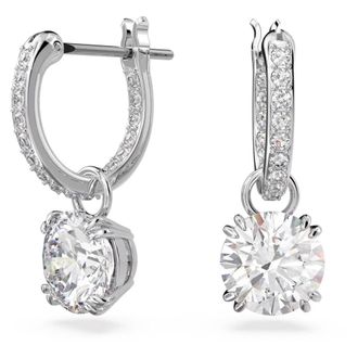 Swarovski Stilla Drop Oorbellen - Dames - Oorbellen - Grijs - ONE Size - Accessoires