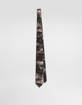 Dolce & Gabbana Abstract-print Twill Tie - Man Ties And Pocket Squares Onesize