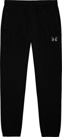 Dalix Womens Butterfly Heavy Weight Fleece Sweatpant Pant in Black at Nordstrom, Size Large