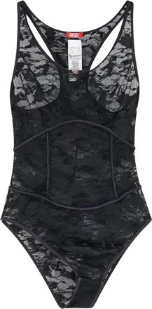 Diesel Ezzy Body - Dames - Bodies - Zwart - L - Nylon - Tops
