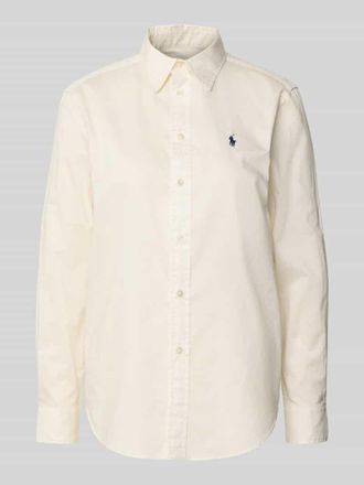 Polo Ralph Lauren Hemdbluse mit Knopfleiste in Weiss, Gr&ouml;&szlig;e XS