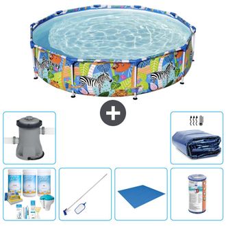 Bestway Piscina Bestway Steel Pro Redonda - Selva - 305x66 Cm - 7-piezas S21643
