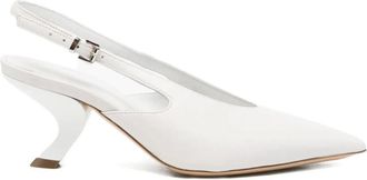 Vic Mati&eacute; Pumps, female, White, Size: 6 US Pointed-toe Slingback Pumps