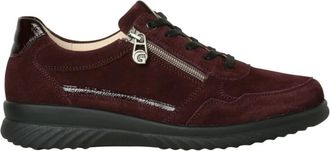 Ganter Sneakers - Dames - Schoenen - Rood - Maat: 40 1/2 EU Leer
