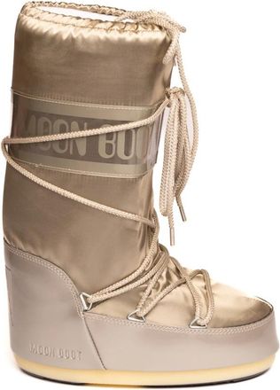 Moon Boot Icon Glance Boot - Dames - Winterlaarzen - Bruin - 39 EU - Leer - Schoenen