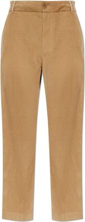 Moncler Corduroy Broeken - Heren - Straight fit broeken - Beige - 2XL - Katoen - Broeken