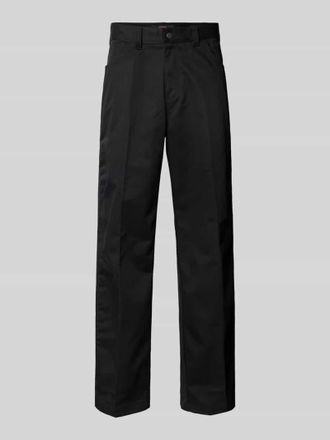 Dickies Loose Straight Fit Hose mit B&uuml;gelfalten in Black, Gr&ouml;&szlig;e 28