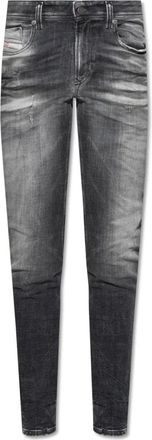 Diesel 1979 Sleenker Jeans - Heren - Slim Fit Jeans - Grijs - W28 L32 - Katoen - Jeans