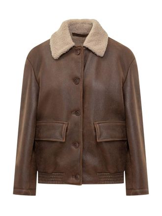 Salvatore Santoro Salvatore Santoro Shearling Jacket With Collar