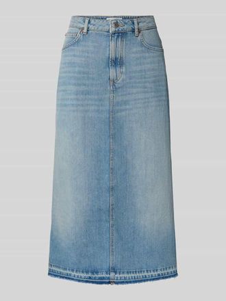 Marc O'Polo Ausgestellter Jeansrock aus reiner Baumwolle in Jeansblau, Gr&ouml;&szlig;e XL