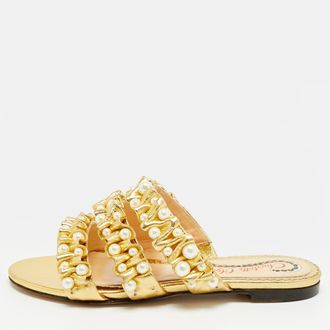 Charlotte Olympia Pearl Embellished