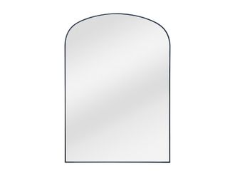 Vente-Unique Gran espejo arco de aluminio - An. 118 x Alt. 170 cm - Negro - SONAVA