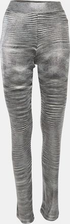 Missoni Silver Jersey Straight Pants
