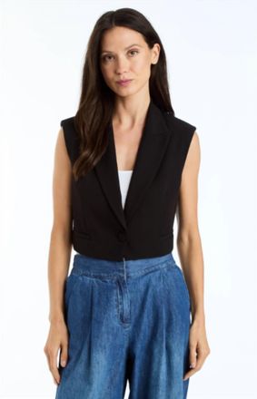 Drew Franka Vest In Black