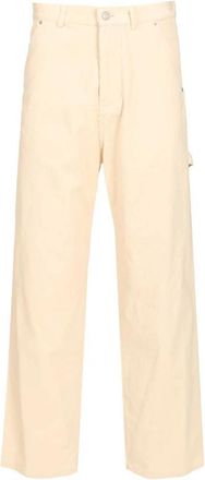 Dr&ocirc;le de Monsieur Baggy Corduroy Broek - Heren - Wijde Broeken - Beige - M - Katoen - Broeken