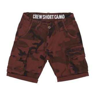 Alpha Industries Casual Shorts - Heren - Korte Broeken - Bruin - W30 - Korte Broeken