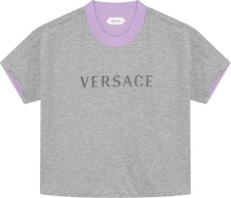 Versace Mujer, Camisetas, Gris, Talla: S