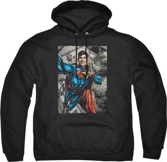 Gildan Superman Super Selfie Adult Pull Over Hoodie / Hooded Sweatshirt
