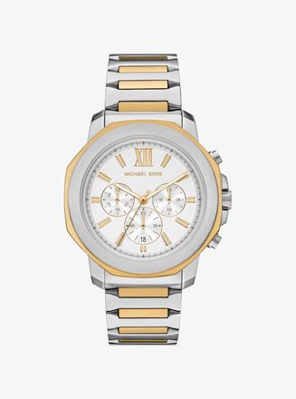 Michael Kors Oversized Prescott Two-Tone Watch