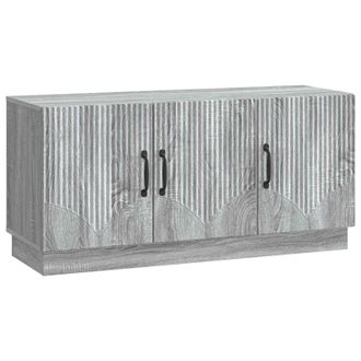 vidaXL Mueble De Tv Gris Sonoma 99 X 34,5 X 47 Cm Madera De Ingenier&iacute;a Vidaxl