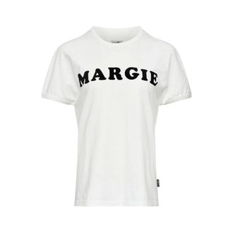 Maison Margiela T-Shirts, female, Gray, Size: XS Margie T-Shirt