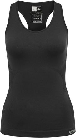 Hummel Tanktop HUMMEL HMLTIF SEAMLESS TOP, Damen, Gr. XL (42), schwarz, Obermaterial: 92% Baumwolle, 8% Elasthan, eng, Tops Tanktop