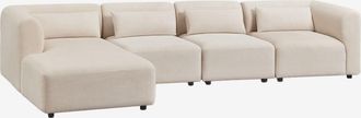 Sklum Divano Modulare Chaise Longue Sinistro A 4 Pezzi Fogler Sklum
