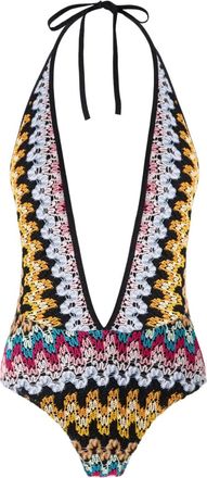 Missoni Gebreid badpak - Zwart