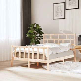 vidaXL Estructura De Cama Madera Maciza De Pino 120x200 Cm Vidaxl