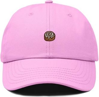 Dalix Cinnamon Roll Dad Cap in Light Pink at Nordstrom