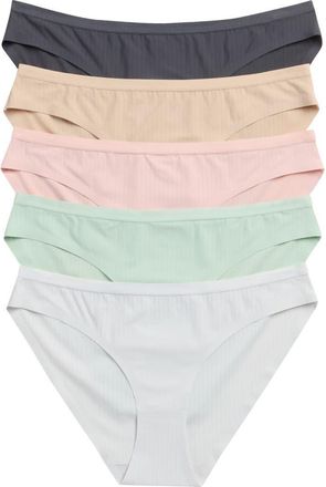 Honeydew Intimates Chrissy Assorted 5-Pack Hipster Briefs in Basics at Nordstrom Rack, Size X-Large