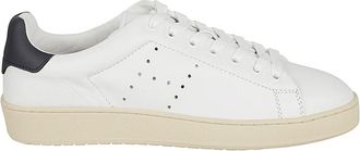 Hogan Sneakers, male, White, Size: 10 1/2 US Vintage Tennis Style White Sneakers