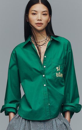 Maeve The Shrunken Bennet Buttondown Shirt by Maeve