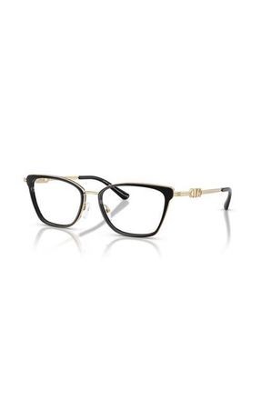Michael Kors 49mm Rectangle optical glasses in Black at Nordstrom