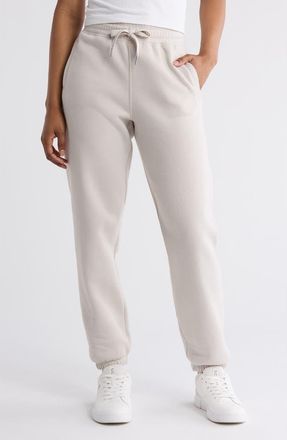 Calvin Klein High Waist Relaxed Sweatpants in Porcini at Nordstrom Rack, Size X-Large
