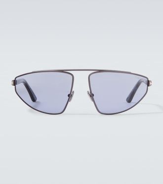 Tom Ford Parker-02 aviator sunglasses